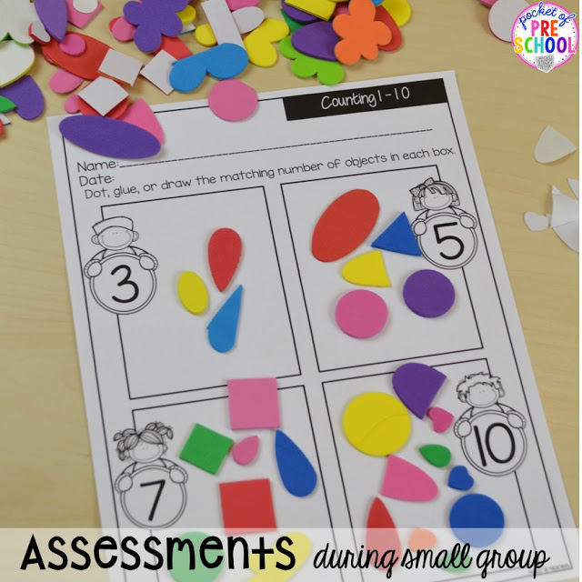 Organization HACKS to make student portfolios and assessments easier. For preschool, pre-k, and kindergarten.