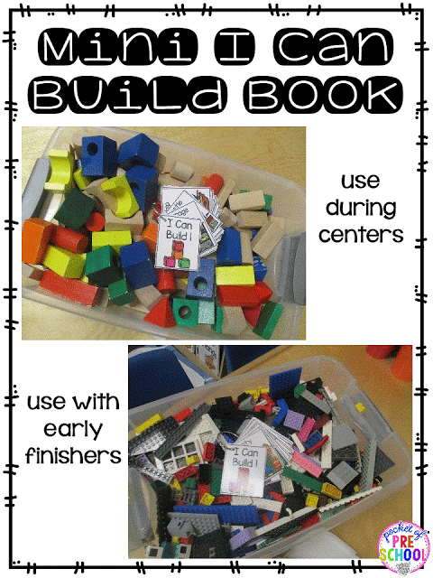 Do ever have those kids that get to the blocks center and don't know what to build? "I Can" anchor charts and books helps give students ideas of what they can build. Easy way to embed STEM activities to your classroom.