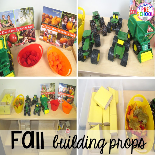 Fall math, literacy, fine motor, art, sensory, and dramatic play activities for your preschool, pre-k, and kindergarten classroom.