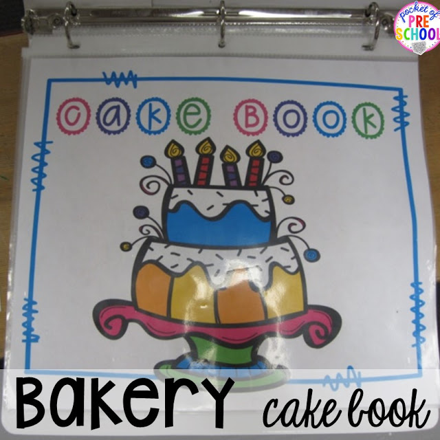 Bakery Dramatic Play - how to change your dramatic play center into a bakery in a preschool, pre-k, and kindergarten classr