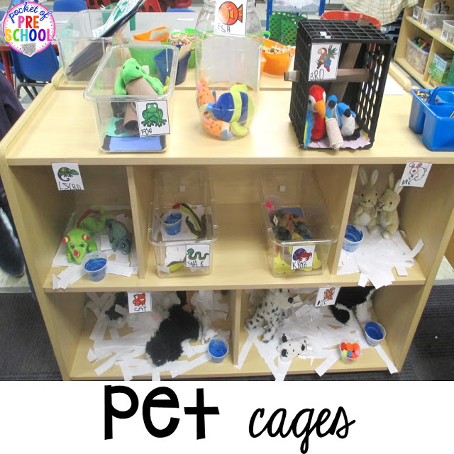 Vet Pet Hospital Dramatic Play for preschool, pre-k, and kindergarten. Tips, tricks, and fun ideas for your classroom.