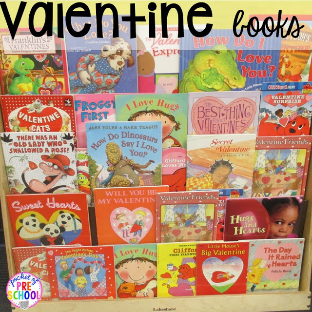 Candy Heart Pattern FREEBIE plus all my favorite Valentine's Day themed writing, math, fine motor, sensory, literacy, and science activities for preschool and kindergarten.
