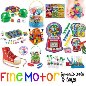 Favorite Fine Motor Tools and Toys - Pocket of Preschool