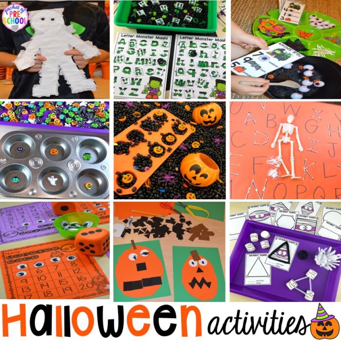 Halloween Activities and Centers for Preschool, Pre-K and Kindergarten ...