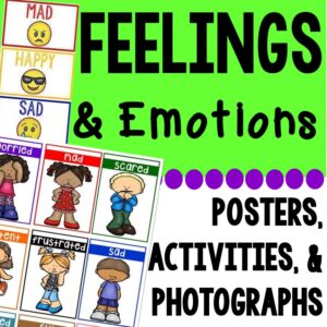 Feelings and Emotions pack has everything you need to teach your students all about feelings and emotions.