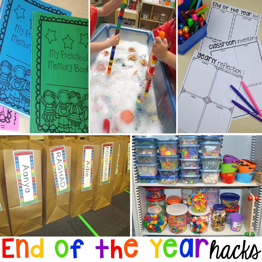 End of the year tips and tricks for preschool & prek.
