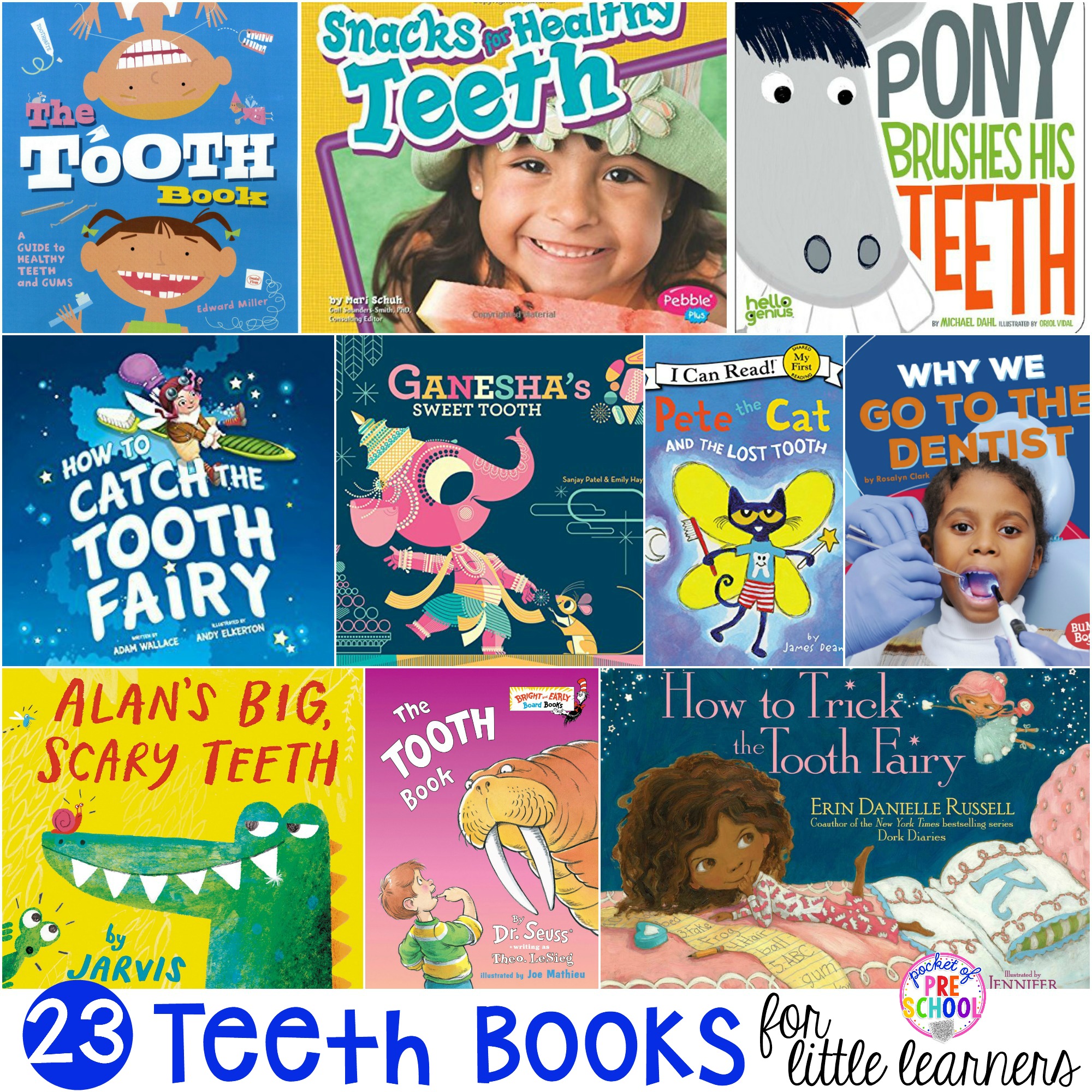 Teeth Books for Little Learners - Pocket of Preschool