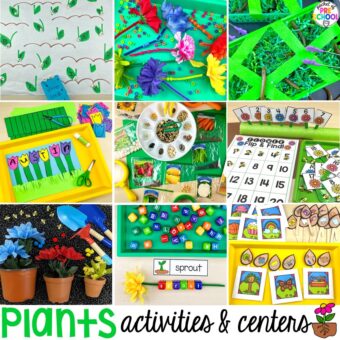 Plant Activities & Centers for Preschool, Pre-K, or Kindergarten