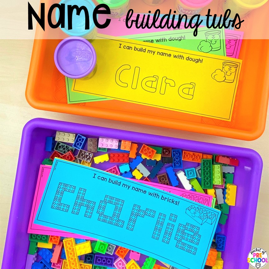 Name book for preschool, pre-k, and kindergarten students to practice their names with fun and engaging activities!